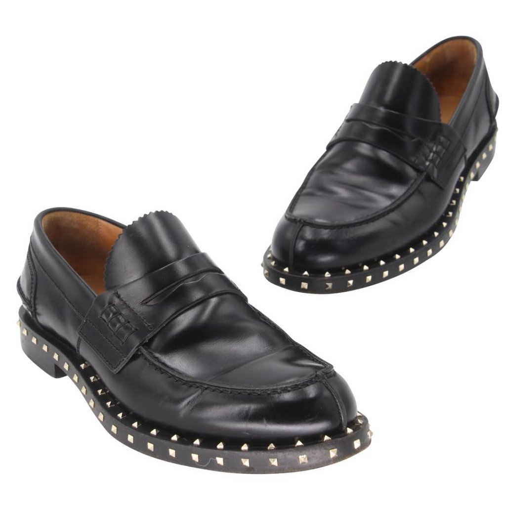 Valentino Studded Derby 40 Garavani Formal Shoes Vl-1021p-0003
